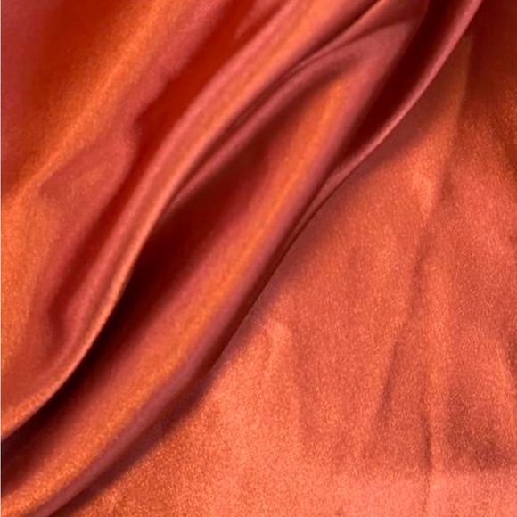 Elegant Burnt Orange Maxi Dress - Picture 8 of 8